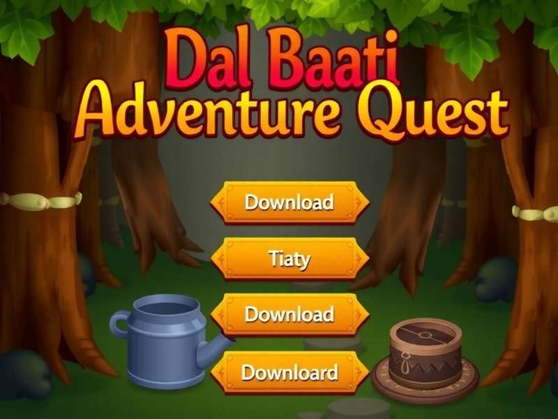 Get started with Dal Baati Adventure Quest Dal Baati Adventure Quest download buttons